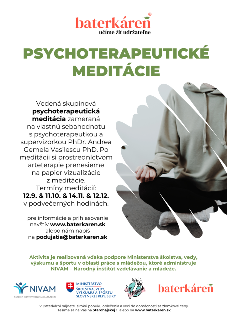 sila konať uvedomelá mládež trnava prevencia vzdelávanie meditacia psychoterapia mentalne zdravie