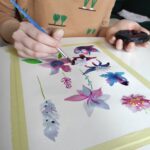marec kurz maľby Baterkáreň akvarel swap