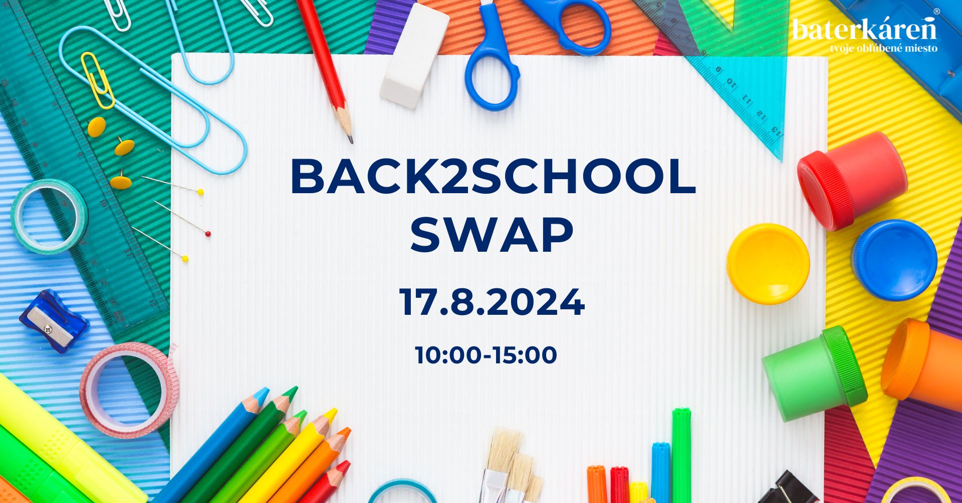 back2school swap august banner event
