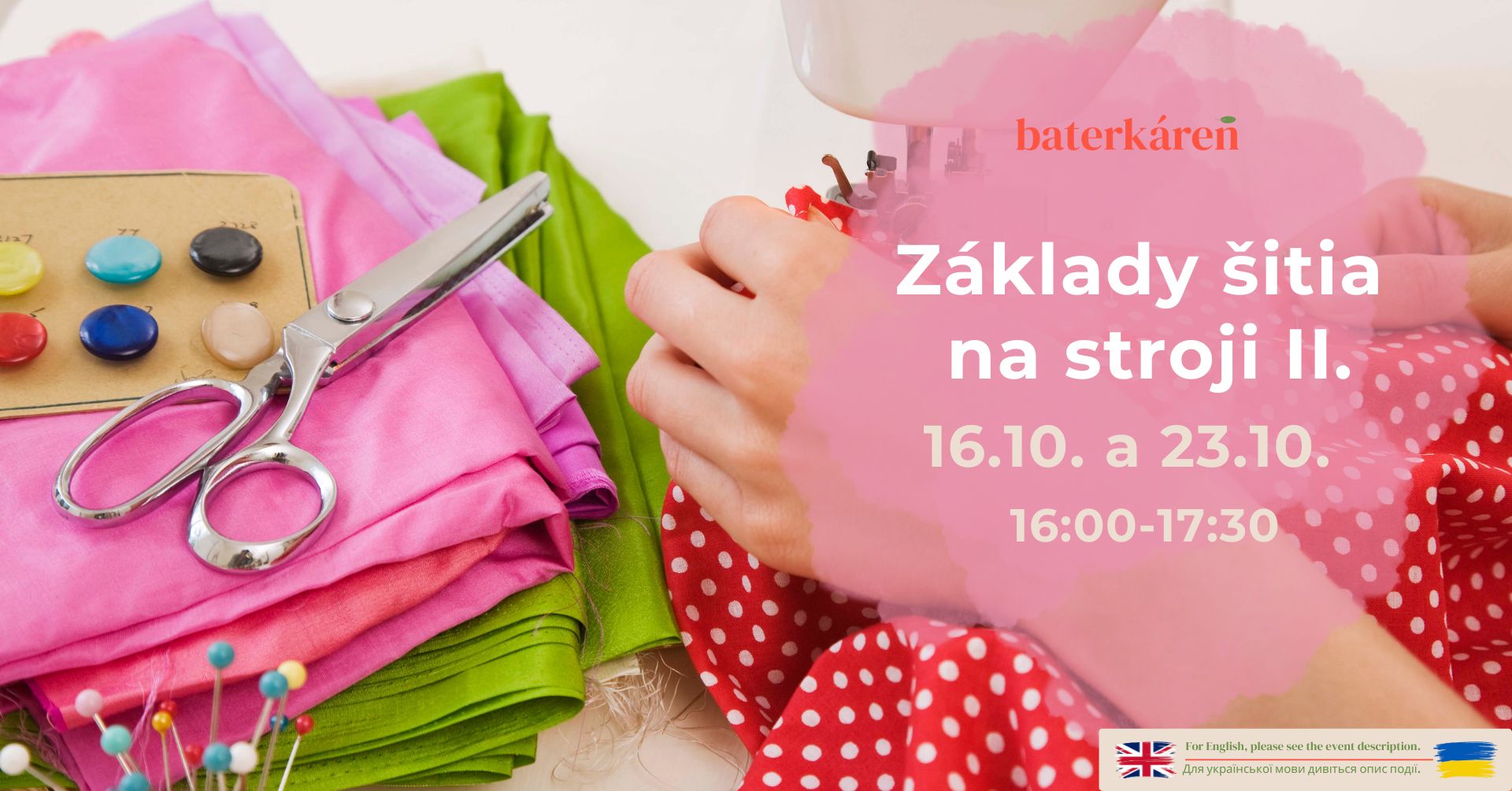 zaklady sitia na stroji II. oktober