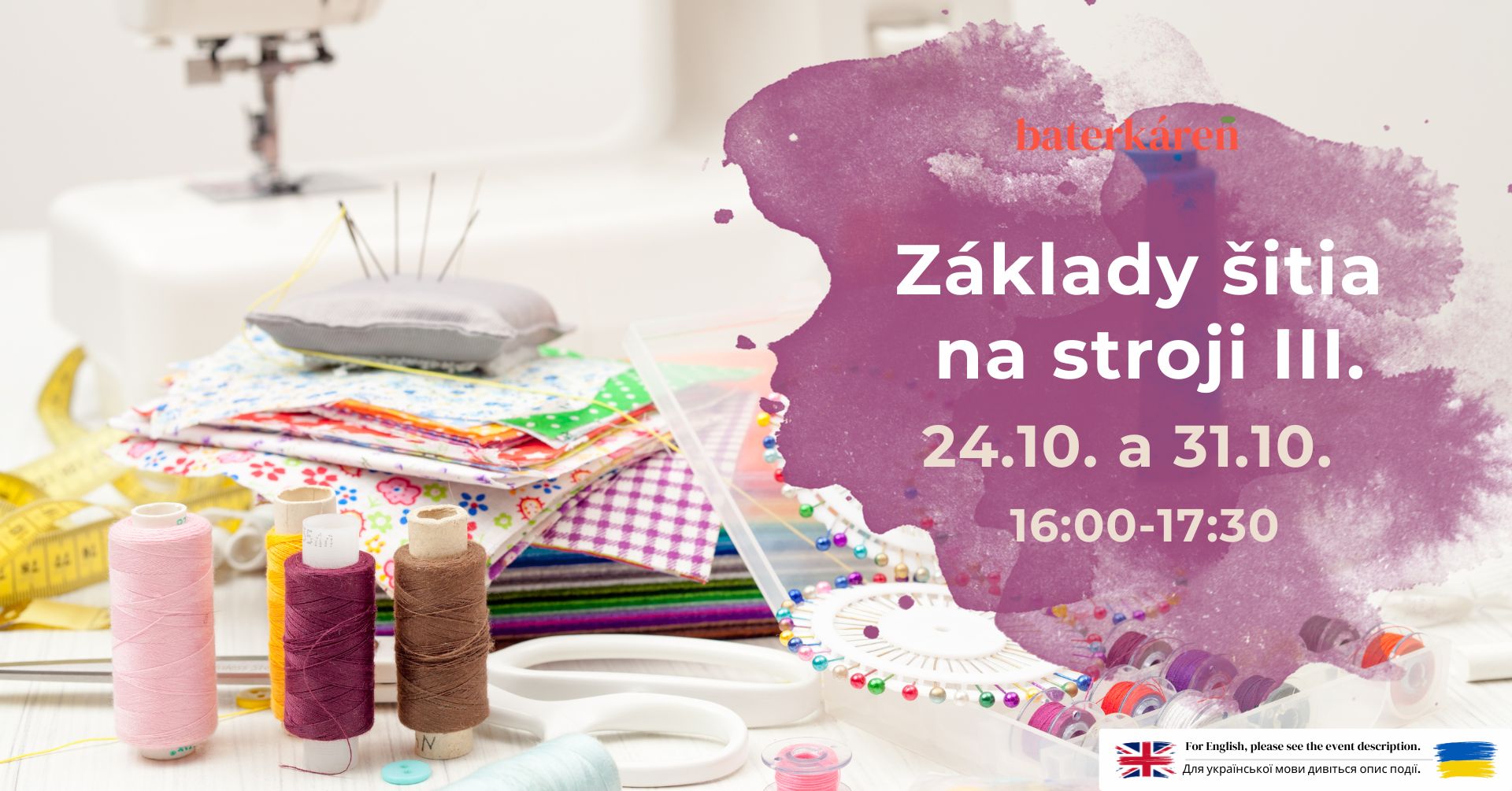 zaklady sitia na stroji III. oktober