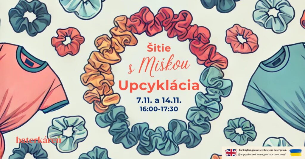 banner na web eventu upcyklacia s miskou november