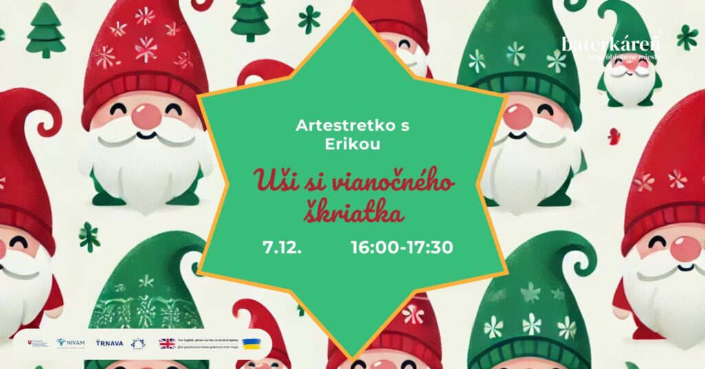 banner na web eventu artestretko s erikou skriatkovia december