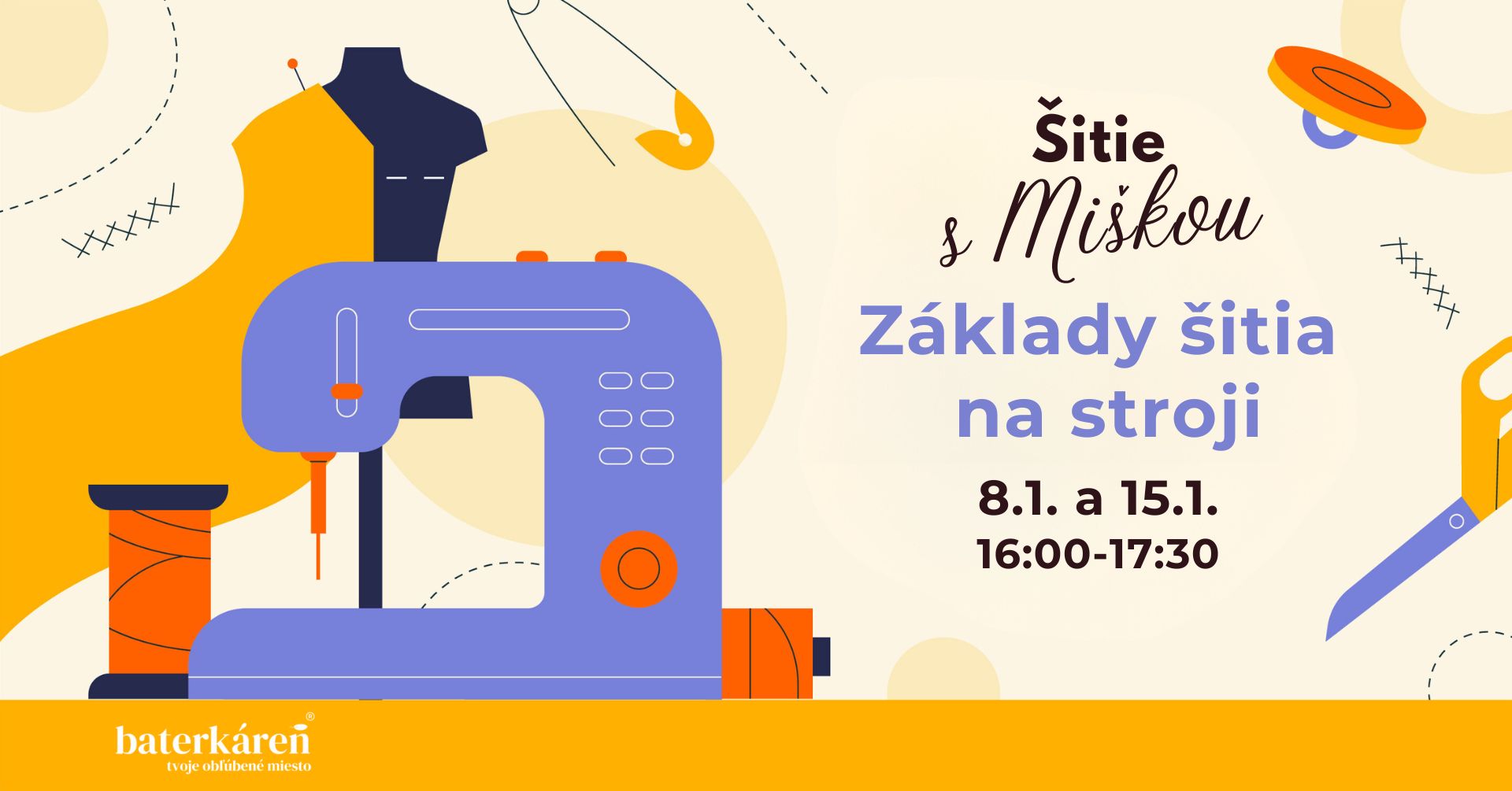 banner na web eventu sitie s miskou zaklady stroja januar