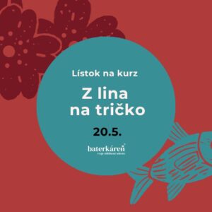 banner na eshop listkov z lina na tricko maj